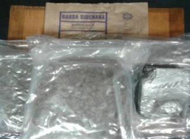 A sample of the seized drugs.