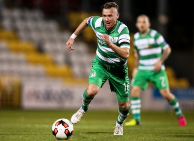 Partick Cregg has been with Shamrock Rovers since August 2014.