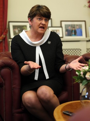DUP leader and First Minister Arlene Foster insists she will not resign over the £400 million scandal.