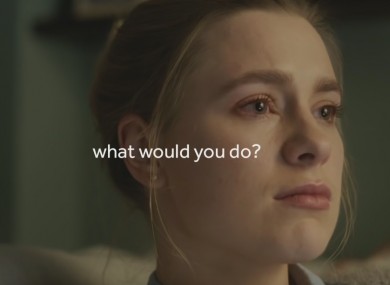 Television advert for the What Would You Do? ad campaign.