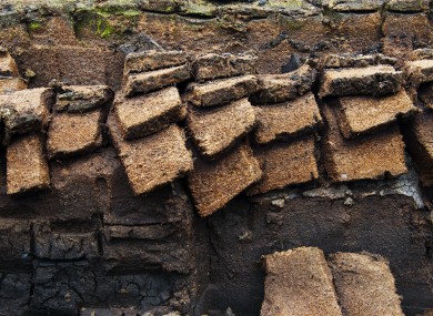 File photo of peat excavation