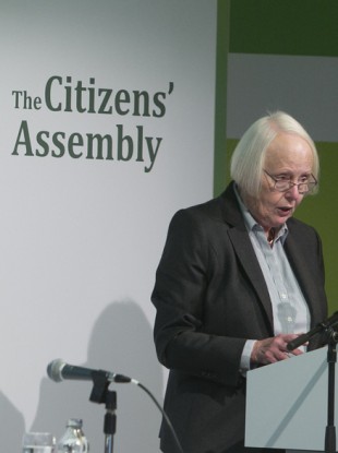 Justice Mary Laffoy is the chair of the assembly.