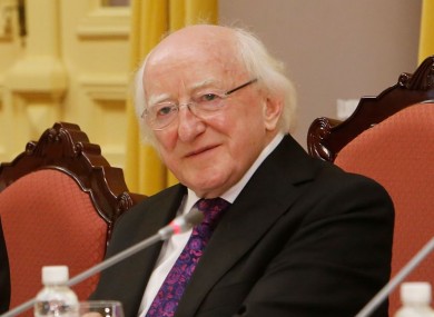 President Michael D Higgins