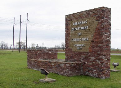 The US Department of Correction's Cummins Unit prison in Varner, Arkansas.