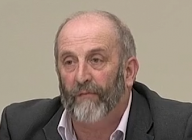 Danny Healy-Rae speaking before the Oireachtas Transport Committee on Wednesday.