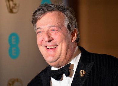 TV Presenter Stephen Fry was accused of blasphemy for utterances in an interview with Gay Byrne.