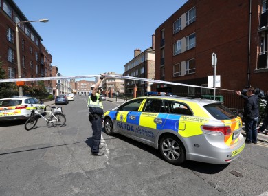 The scene of Gareth Hutch's murder.