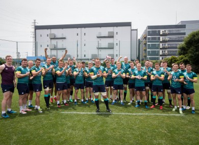 Ireland players send a good luck message to Peter O'Mahony after he was announced as the Lions captain for the first test against New Zealand.