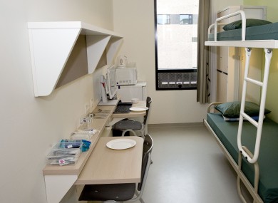 Inside the Judicial Complex Zaanstad, which is a prison that is in use today.