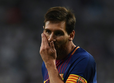 Lionel Messi was among the footballers who paid tribute to the victims of the Barcelona terror attack.