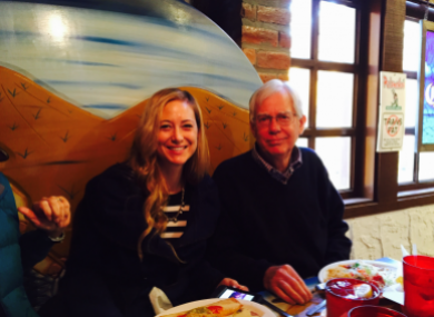 Molly Martens-Corbett and her father, Tom.