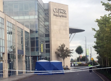 The scene of the shooting.