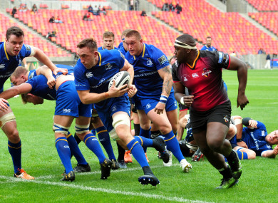 Jack Conan was among the try-scorers for Leinster.