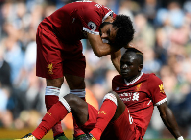 Sadio Mane's outing ended early last Saturday.