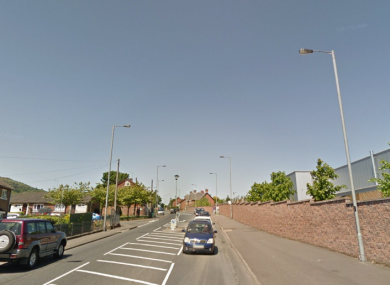 Mill Road in Newtownabbey, Antrim.