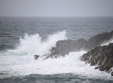 File Photo: Stormy seas in Cork