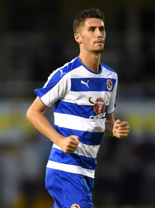 Shane Griffin playing for Reading in a pre-season friendly against Bristol Rovers in 2015.