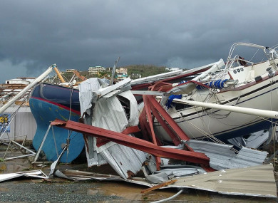 Ships destroyed on St Thomas