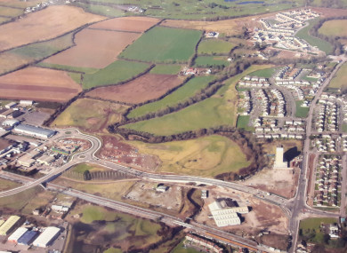 Aerial photo of Water-Rock in Midleton.