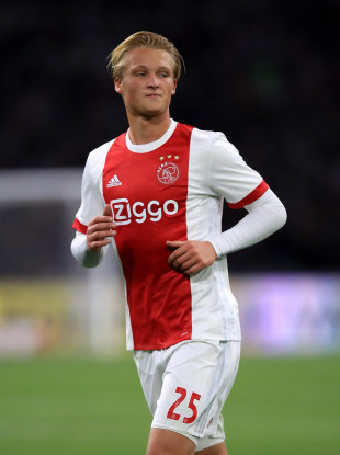 Kasper Dolberg helped guide Ajax to the Europa League final last season.