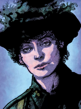 Artwork of Countess Markievicz by Jim Fitzpatrick.