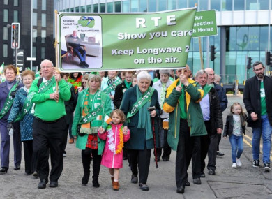 Campaigners marched in the St Patrick's Day parade in Manchester this year to highlight their causes.