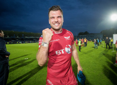 Beirne helped Scarlets to the Pro12 title last year.