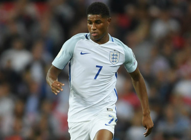 Marcus Rashford is expected to be part of England's squad for the World Cup should they seal their place in Russia this week.