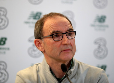 Martin O'Neill suggested he would consider his future as Ireland boss after the 5-1 loss against Denmark.