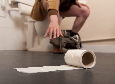 One advantage to having a partner in the room - they could pass you that dropped loo roll.