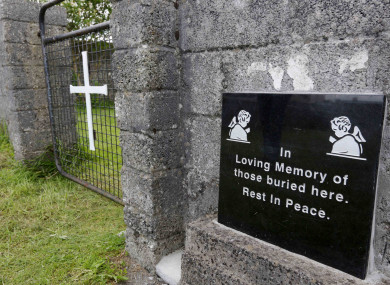 The former grounds of the Tuam mother and baby home