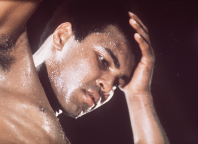 Muhammad Ali (file pic).