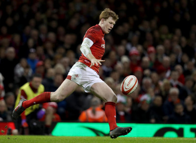 Rhys Patchell has appeared on Eddie Jones' radar.
