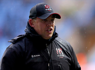 Ulster head coach Jono Gibbes.