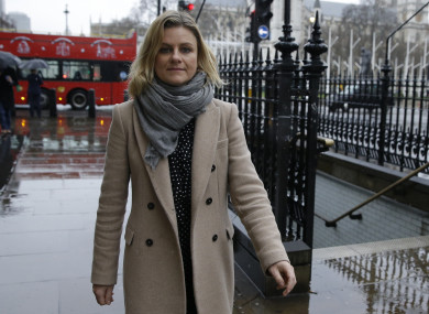 Zelda Perkins before she testified before British lawmakers investigating workplace sexual harassment
