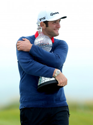 Rahm: clinched 2017 win with a 24-under-par total.