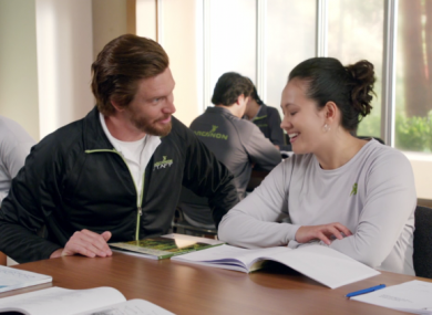 A screengrab from a video by Narconon.
