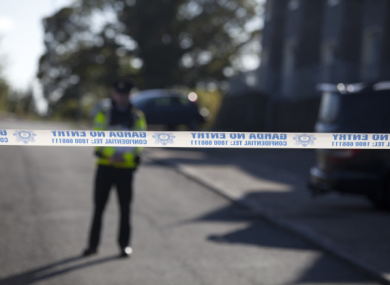 The scene in Omeath the morning following the killing of Garda Tony Golden.