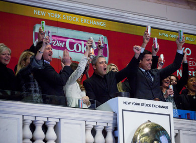 File photo. The group director for Coca-Cola at the NYSE.