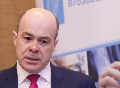 Minister for Communications Denis Naughten