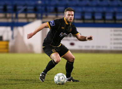 Clifford playing with Dundalk last season.
