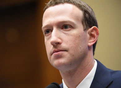 Facebook CEO, Mark Zuckerberg appears for a hearing with the House Energy and Commerce Committee at the Rayburn House Office Building