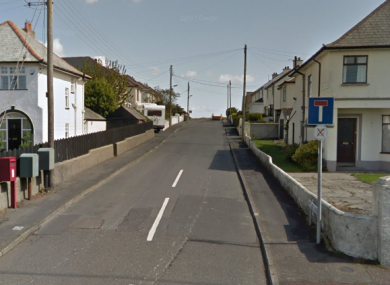 Westland Avenue in Newcastle where a man was arrested last night.