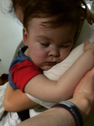 An image uploaded to Facebook of Alfie Evans' mother Kate James.
