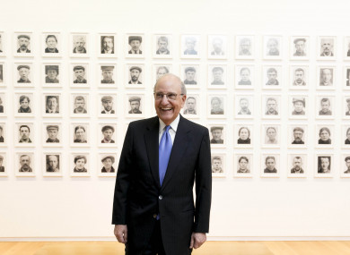 George Mitchell at the Hugh Lane Gallery in Dublin today
