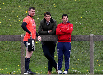 O'Callaghan at Munster training last year.