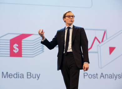 Alexander Nix, CEO of Cambridge Analytica