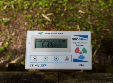 A radon detector.