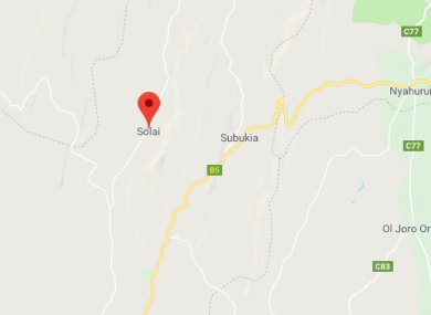 Solai in Kenya where the mudslide happened.