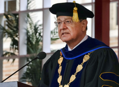 USC President C.L. Max Nikias.